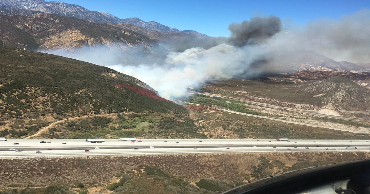 Photos Blue Cut Fire erupts in the Cajon Pass Cactus Hugs