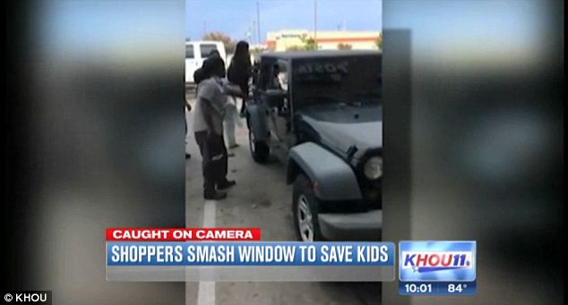 Texas Woman locks kids in hot car