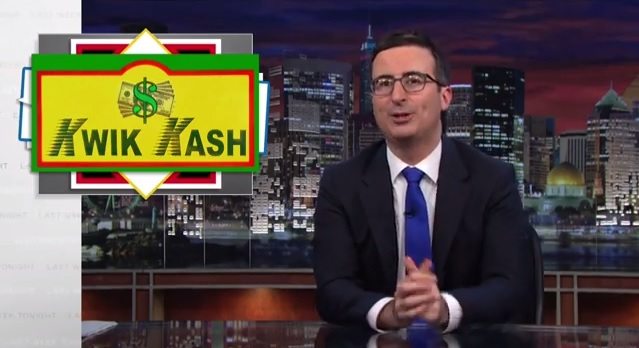 John Oliver Lets You Know How Awful Payday Loans Are