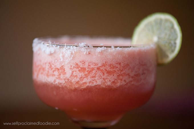 This Blended Watermelon Margarita is Just Yum!
