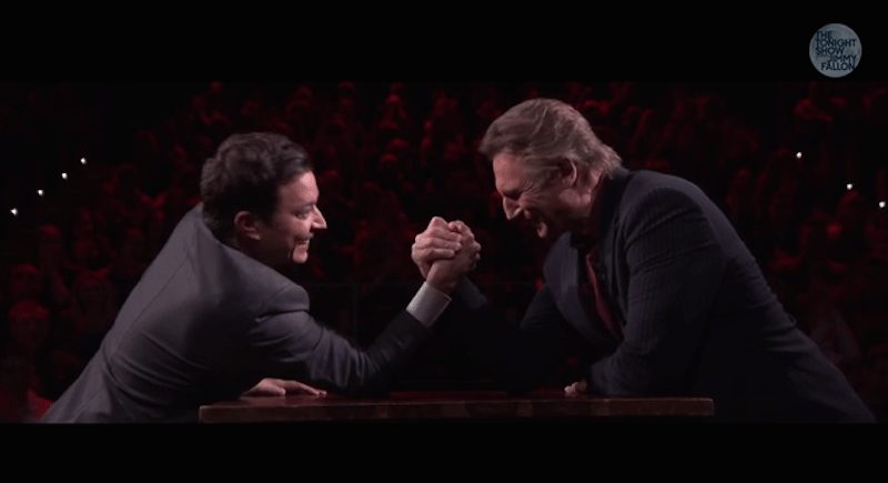 Jimmy Fallon versus Liam Neeson