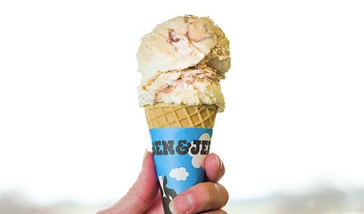 Free cone day at Ben & Jerry's