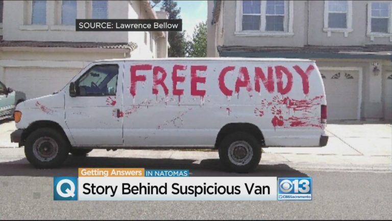 “Free Candy” Van Freaks Out California Neighborhood on its Way to Burning Man