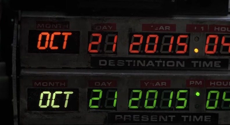 Back to the Future Dates