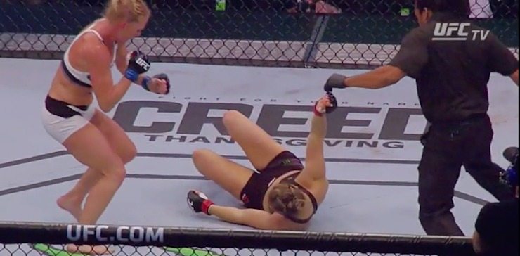 Shocking: Watch Holly Holm with a brutal knockout of Ronda Rousey