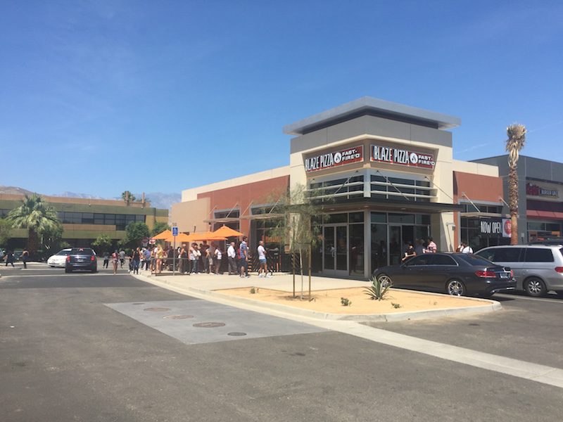 Blaze Pizza in Palm Desert on Free Pizza Day