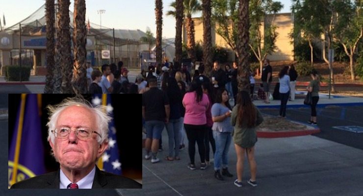 People are already in line for Bernie