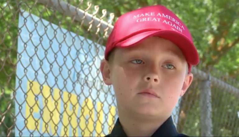 The Trump Hat Kid’s dog is my new hero