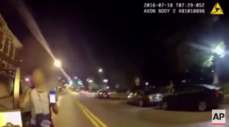 Video: Guy crashes into cop car while playing Pokémon Go