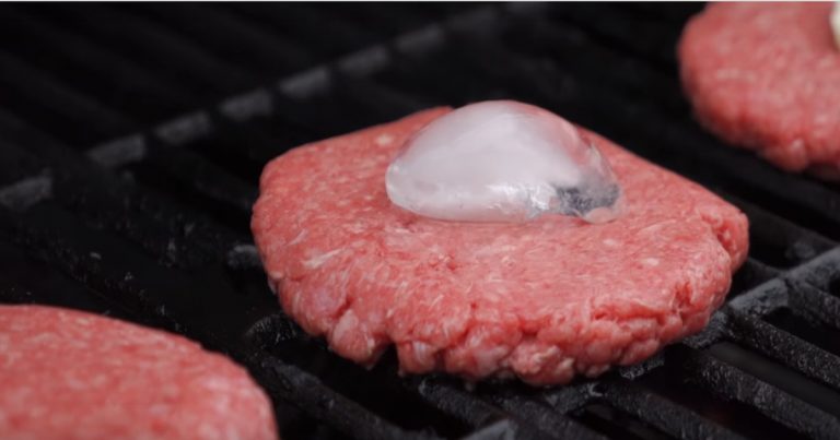 Video: Grill your burgers with an ice cube on top and other solid grilling tips