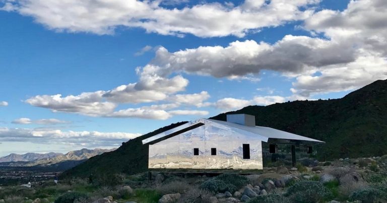 The creator of the Palm Springs Mirror House has built a new one in a different city
