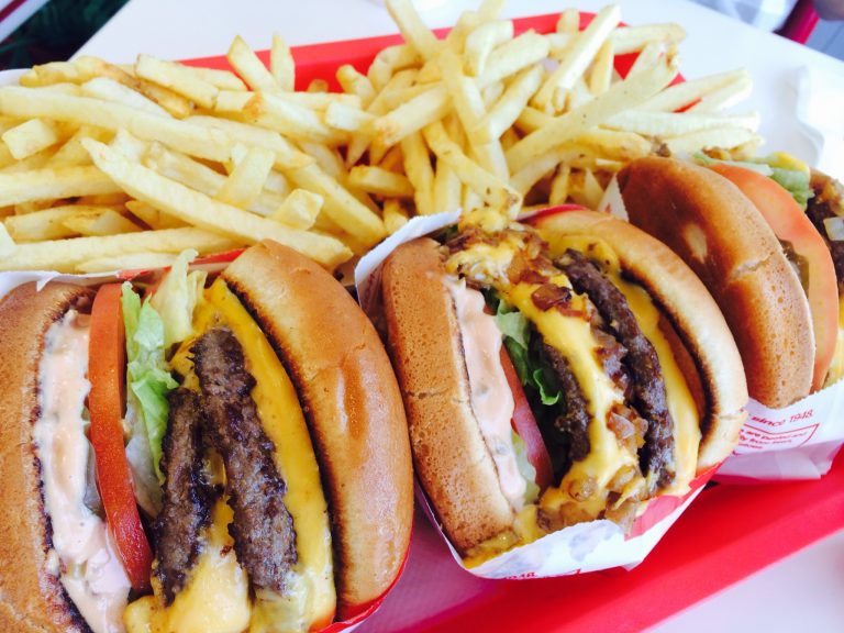 It appears that In-N-Out Burger is over Rancho Mirage