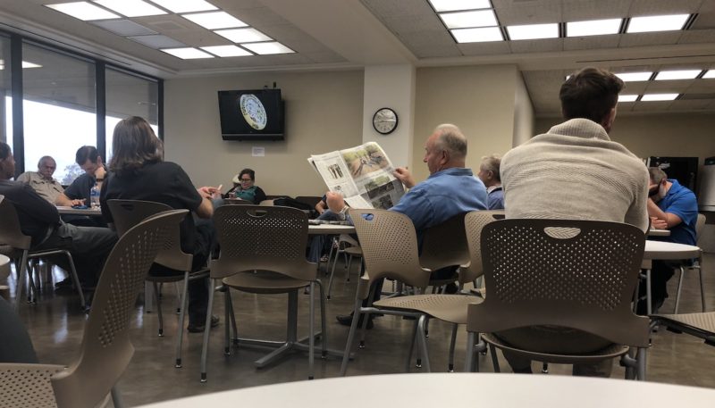 The jury waiting room in Indio California