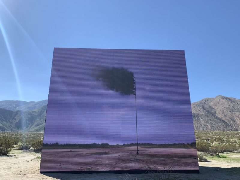 Western Flag, a Desert X art installation in Palm Springs