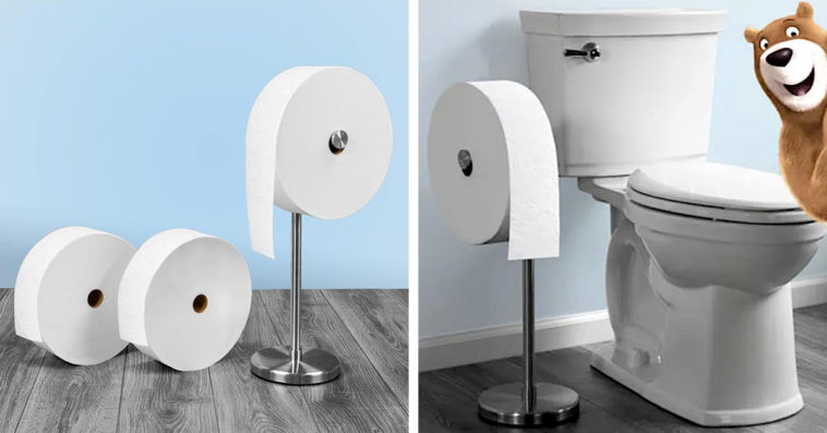You can now buy gigantic toilet paper rolls that will last 3 months